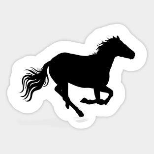 Minimal Horse Design Sticker